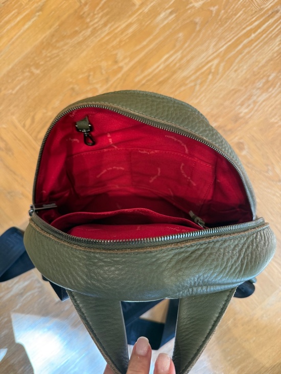Hammitt Shane Leather Backpack, Olive/Gold Studs main image 9